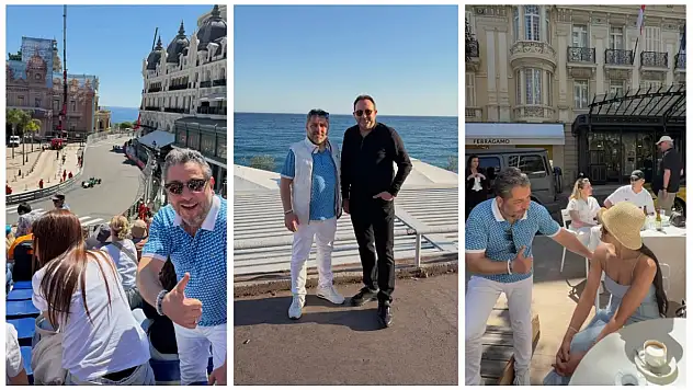 Kayseri'nin ünlü iş adamlarının Monaco pozları!