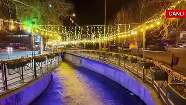Kayseri'nin Venedik'i... Işıl ışıl meydan görenleri büyülüyor!