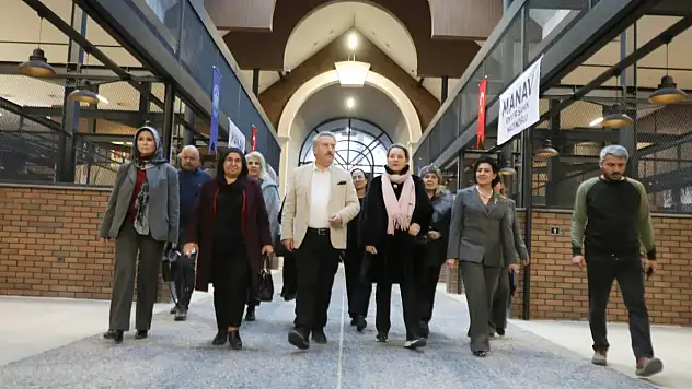 Kayseri'nin yeni çarşısını gezdiler, tam not verdiler