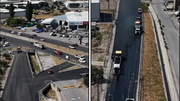Kayseri'nin yoğun güzergahında 35 milyonluk dönüşüm başladı