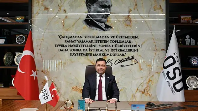 OSB Başkanı Yalçın: 'Nimetleri paylaşmak şükrün en güzel şeklidir'