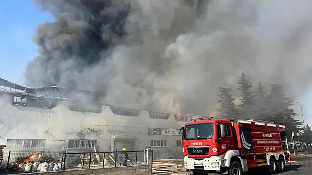 Kayseri OSB'de yangın çıktı!