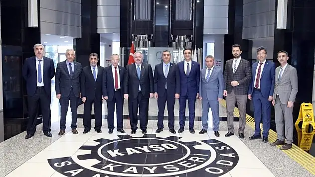 Kayseri OSB'nin Yeni Yönetiminden KAYSO'ya Ziyaret
