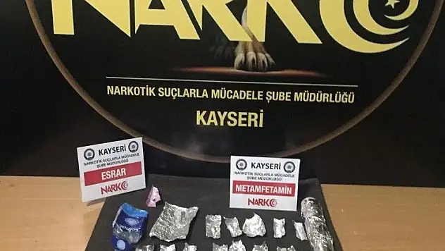 Kayseri polisinden uyuşturucu operasyonu!