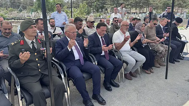 Kayseri protokolü şehit Kübra Doğanay'ı andı