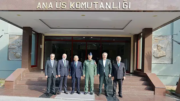 Kayseri protokolünden Tuğgeneral Keskin Şenel'e ziyaret!