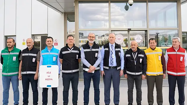 Kayseri Şehir Hastanesi'nde film gibi tatbikat!