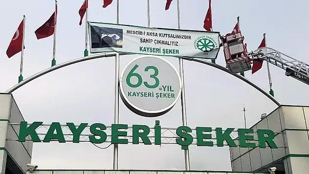 Kayseri Şeker'den ABD'nin Kudüs'ü İsrail'in başkenti olarak tanımasına tepki