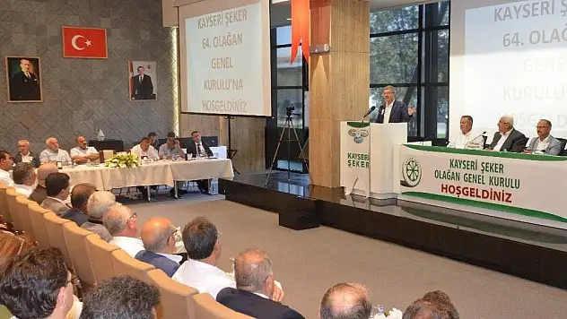 Kayseri Şeker'den Tarihi Genel Kurul
