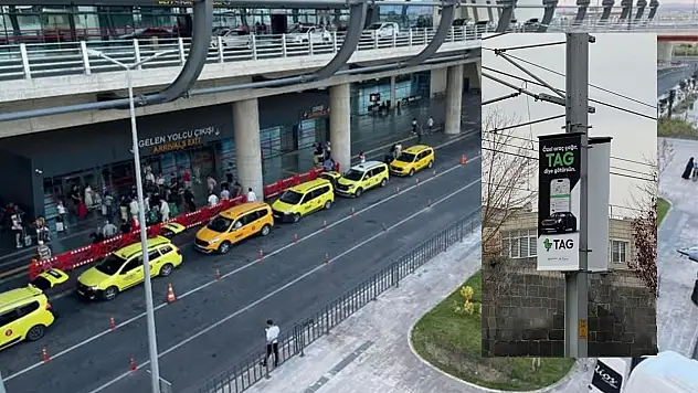 Kayseri taksi esnafından Martı TAG'a sert tepki: Korsan reklamlar kaldırılsın!