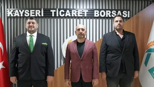 Kayseri Ticaret Borsası'nda sürpriz buluşma