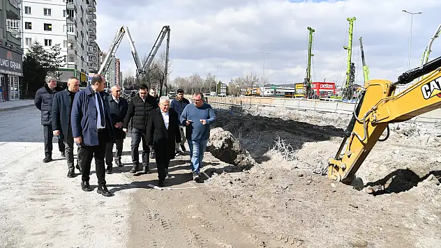 Kayseri ulaşımına nefes olacak! Katlı kavşağı yerinde inceledi