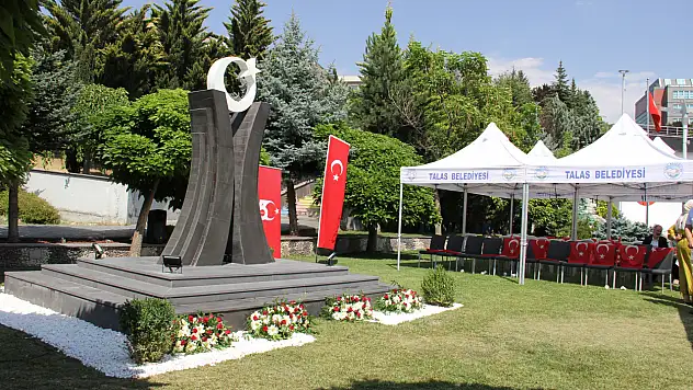 Kayseri Üniversitesi'nde 'Şehitler Anıtı' açıldı