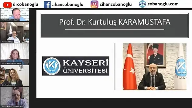Kayseri Üniversitesi Rektörü, Online Düzenlenen 'Rektörler Paneline' Katıldı