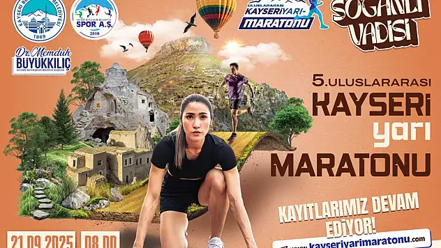 Kayseri Yarı Maratonu parkurları belli oldu