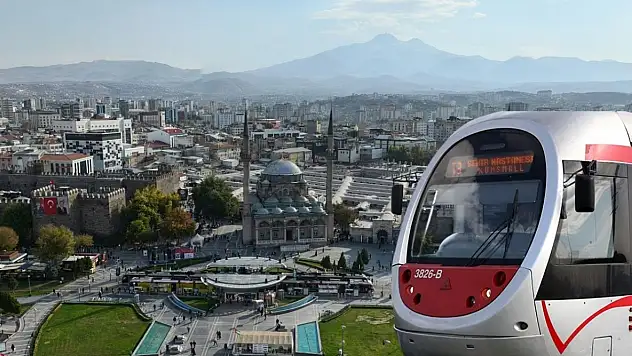 Kayseri'ye bir tramvay hattı daha! Güzergahı belli oldu