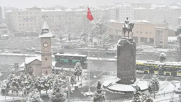 Kayseri'ye bugün kar yağacak