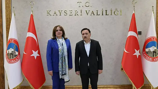 Kayseri'ye veda eden Müdür Livdumlu'dan Vali'ye ziyaret