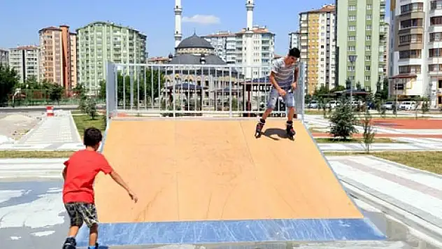 Kayseri'ye yeni kaykay pisti geliyor