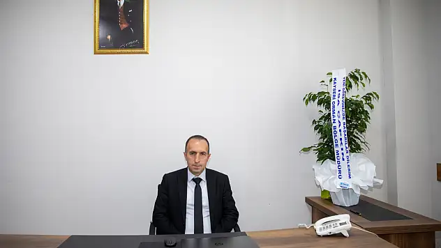 Kayseri'ye yeni Müdür! Göreve başladı