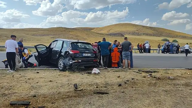 Kayseri yolunda kaza: 1'i ağır 8 yaralı