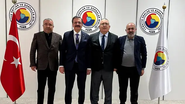 Kayserili iş adamlarından Ankara'da dikkat çeken ziyaret