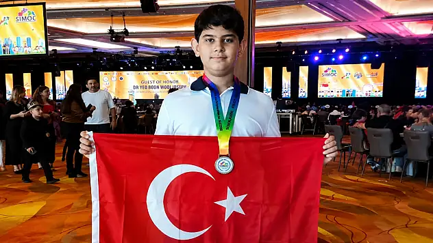 Kayserili öğrenciden dünya çapında başarı!