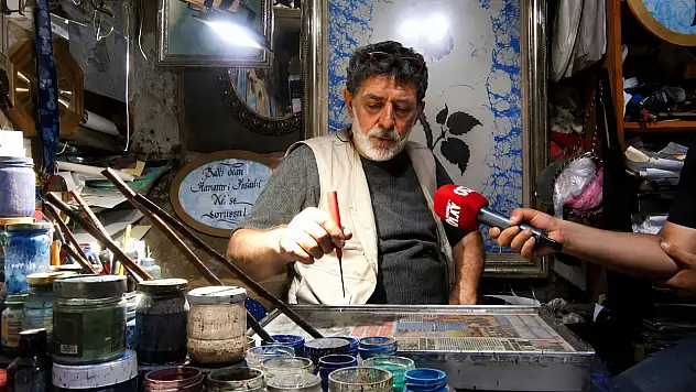 Kayserili sanatçı en büyük tablosunu depremzedeler için yaptı!