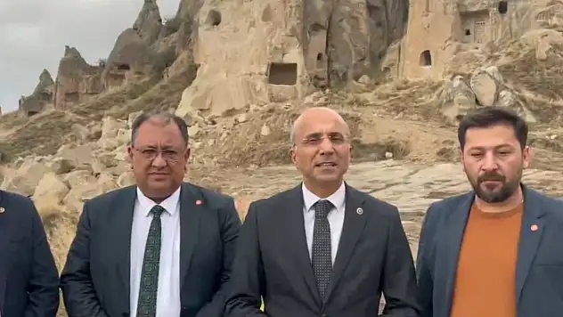 Kayserili vekil, peribacasının çöktüğü bölgede: 'Sürecin takipçisi olacağız'
