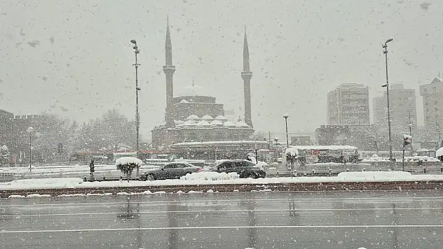 Kayserililer dikkat! Kar yağışı geliyor
