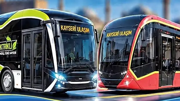 Kayserililer dikkat! Otobüs ve tramvay saatleri değişecek