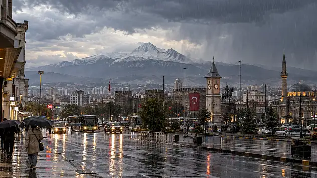Kayserililere serinleten haber: 3 gün boyunca sağanak yağış var!