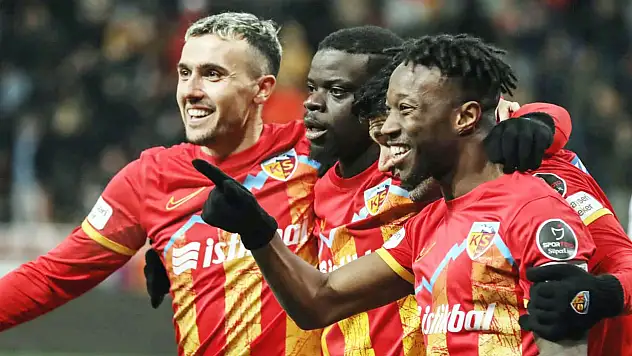 Kayserispor 10. kez kazandı