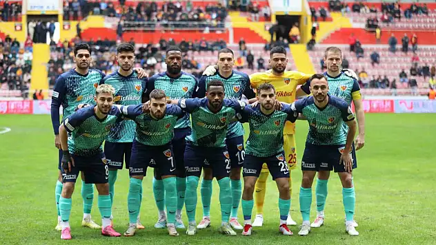 Kayserispor, 36 puanla 13. sırada yer alıyor