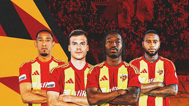 Kayserispor'da milli gurur! 4 futbolcuya davet