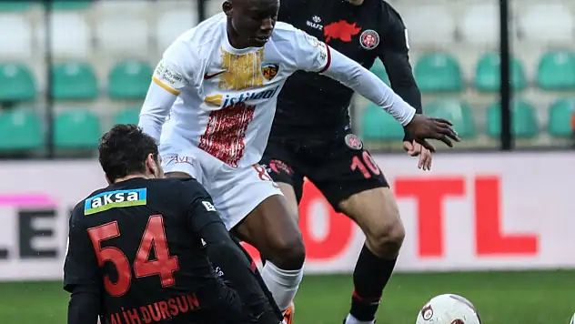 Kayserispor'a şok! Kayıp sürüyor