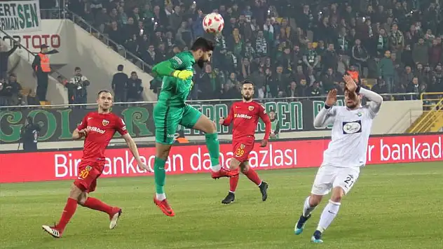 Kayserispor'a son dakika şoku