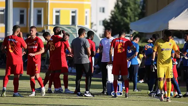 Kayserispor, Ankaragücü ile hazırlık maçı yaptı