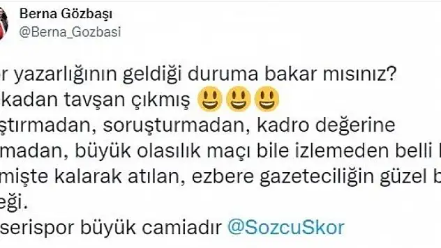 Kayserispor Başkanı'ndan tepki