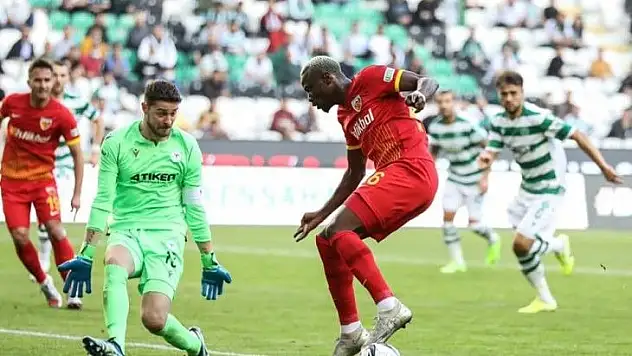 Kayserispor beşinci mağlubiyetini aldı