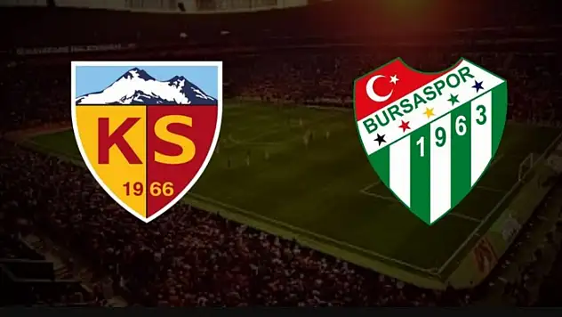 Kayserispor, Bursaspor karşısına bu kadroyla çıkacak