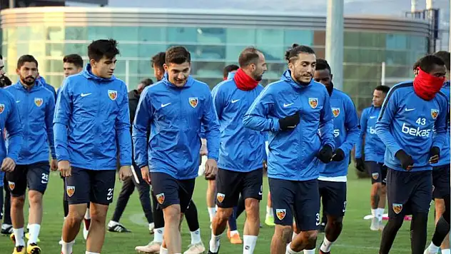 Kayserispor'da Atiker Konyaspor hazırlıkları başladı