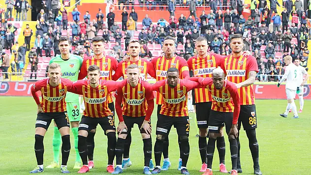Kayserispor'da en çok süre alan isimler