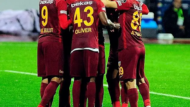 Kayserispor'da 7 oyuncu gol sevinci yaşadı
