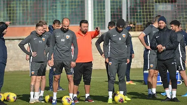 Kayserispor'da, Sivasspor mesaisi sürüyor