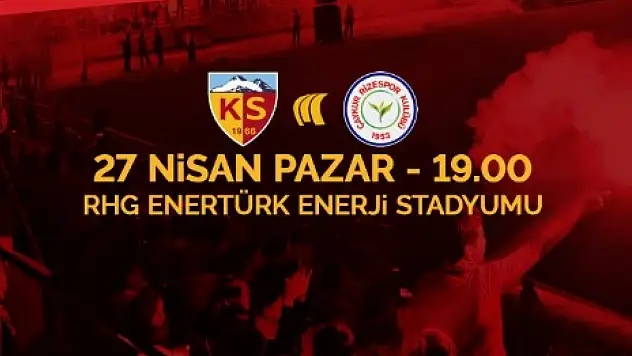 Kayserispor'dan taraftara saat çağrısı!