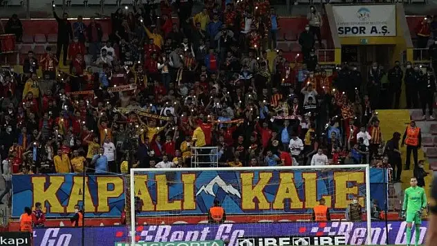 Kayserispor - Galatasaray maçını 7 bin 73 taraftar izledi
