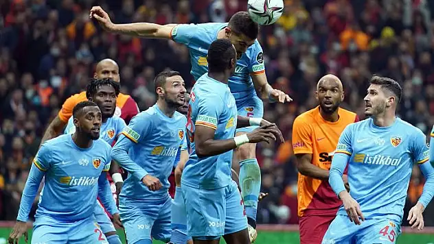 Kayserispor galibiyeti kaçırdı