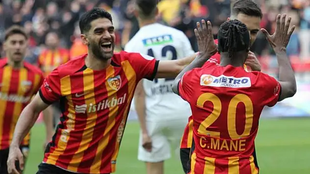 Kayserispor, iç sahada 29 puan topladı