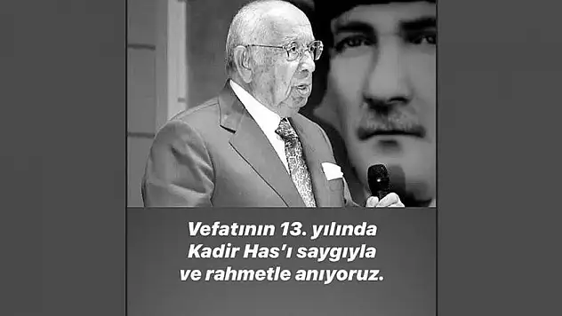Kayserispor, Kadir Has'ı unutmadı